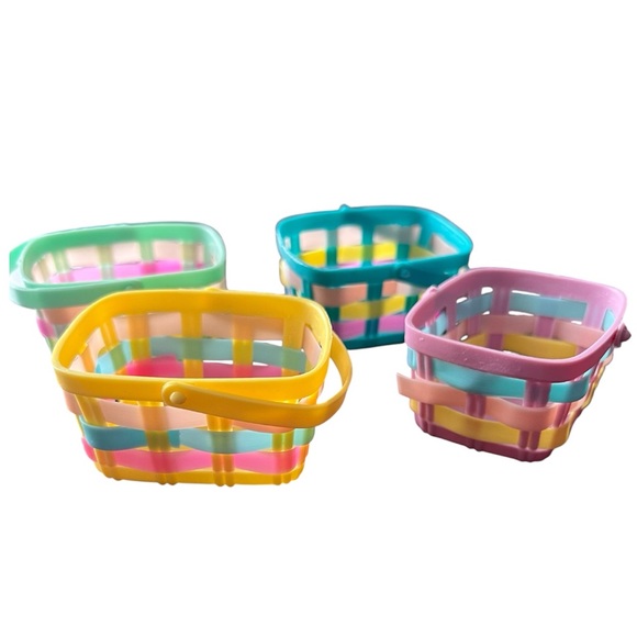 Easter Bundle Decor|Bunny Pillow Cover, Eggs, Grass, Mini Basket & Tabletop Sign - Picture 3 of 16